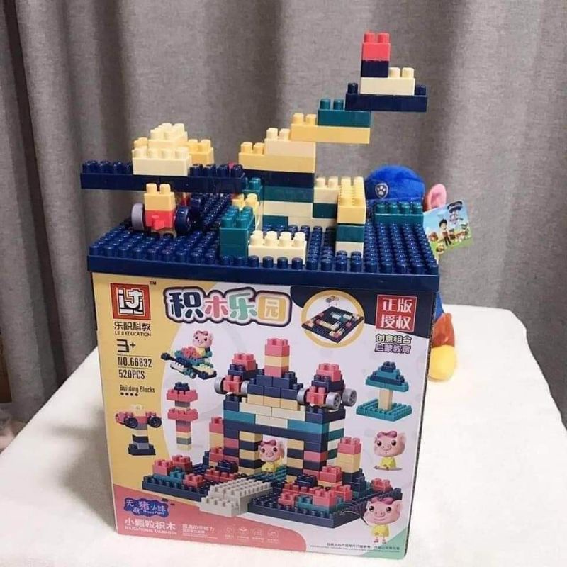 BỘ LEGO SIÊU TRÍ TUỆ VÒNG QUAY KHỔNG LỒ 520 CHI TIẾT SIÊU ĐẸP, KHÔNG MÙI, AN TOÀN CHO BÉ