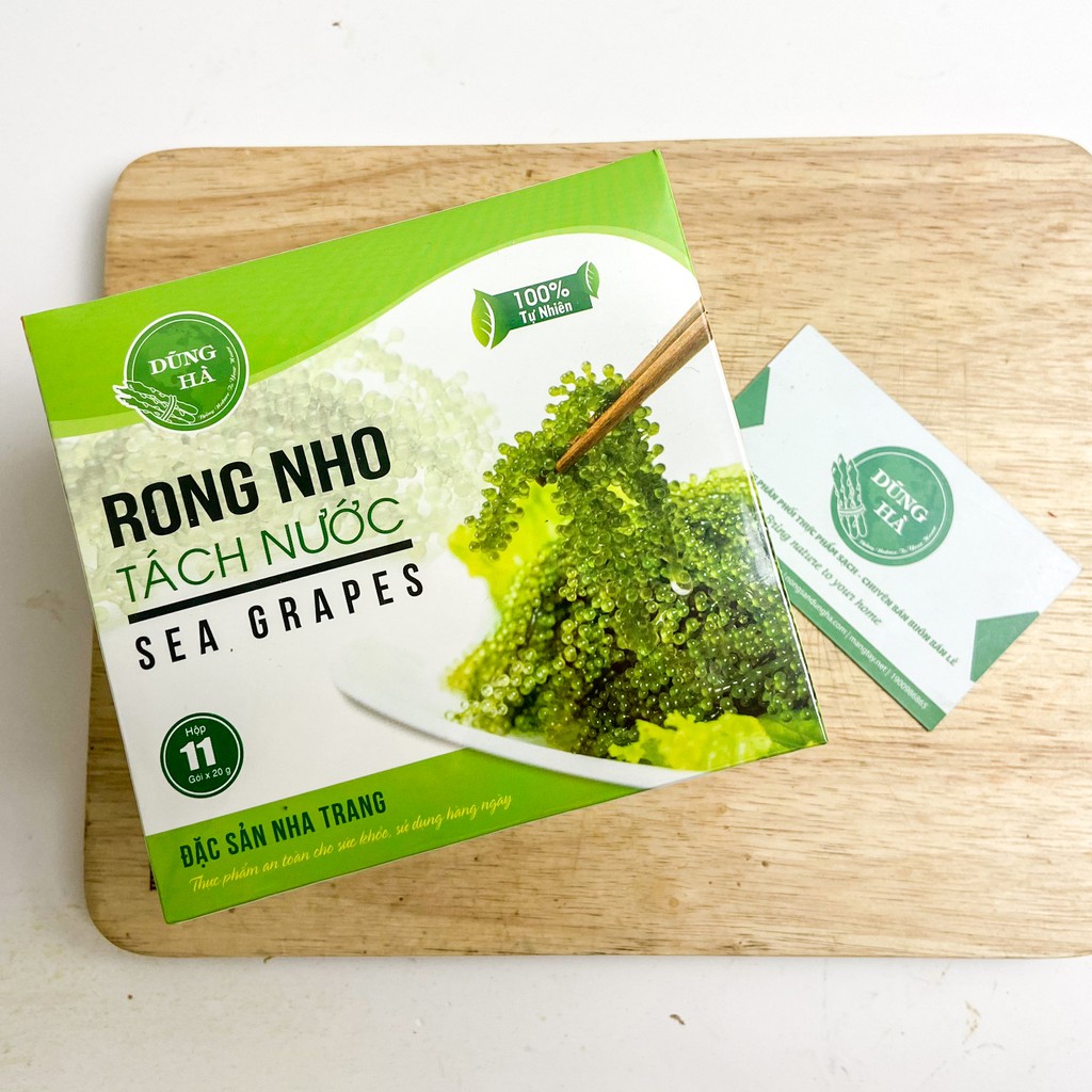 Rong nho tách nước gói 100g + tặng kèm nước sốt mè rang kewpie | BigBuy360 - bigbuy360.vn