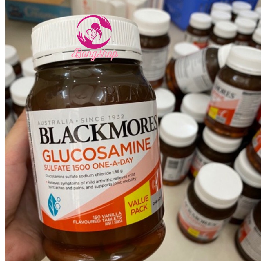Viên uống xương khớp Blackmores Glucosamine 1500mg Loại 180 Viên, mẫu mới