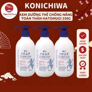 Kem chống nắng dưỡng ẩm toàn thân BODY HATOMUGI 250ml