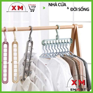 Móc treo đồ 9 lỗ đa năng - móc treo quần áo đa năng
