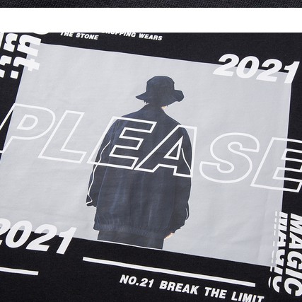 Áo thu đông tay dài nam nữ unissex thiết kế cổ tròn 2 màu đen trắng in hình basic vải cotton giữ nhiệt ATH24 | BigBuy360 - bigbuy360.vn