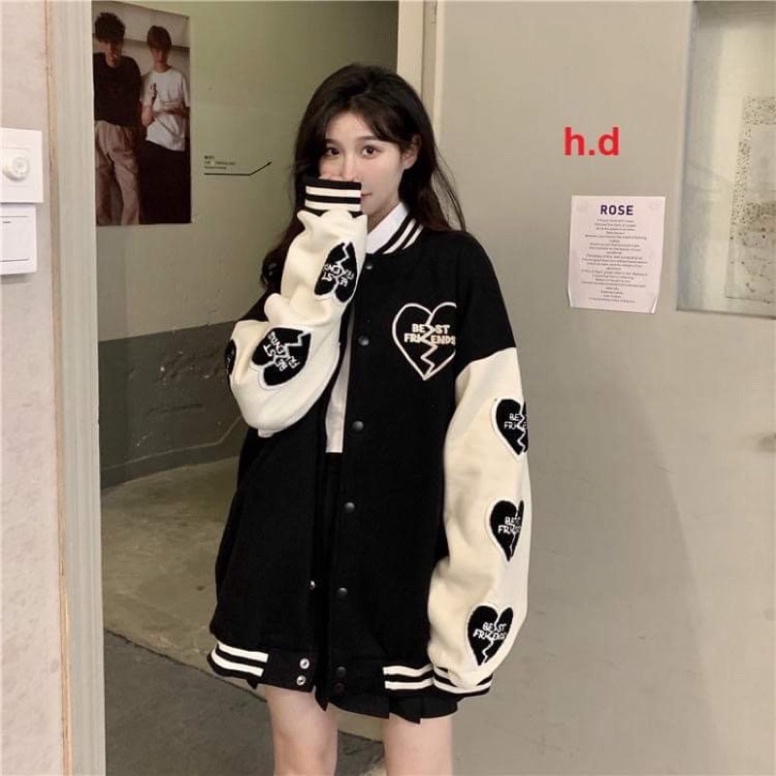 Áo khoác bomber tim vỡ HĐ1021