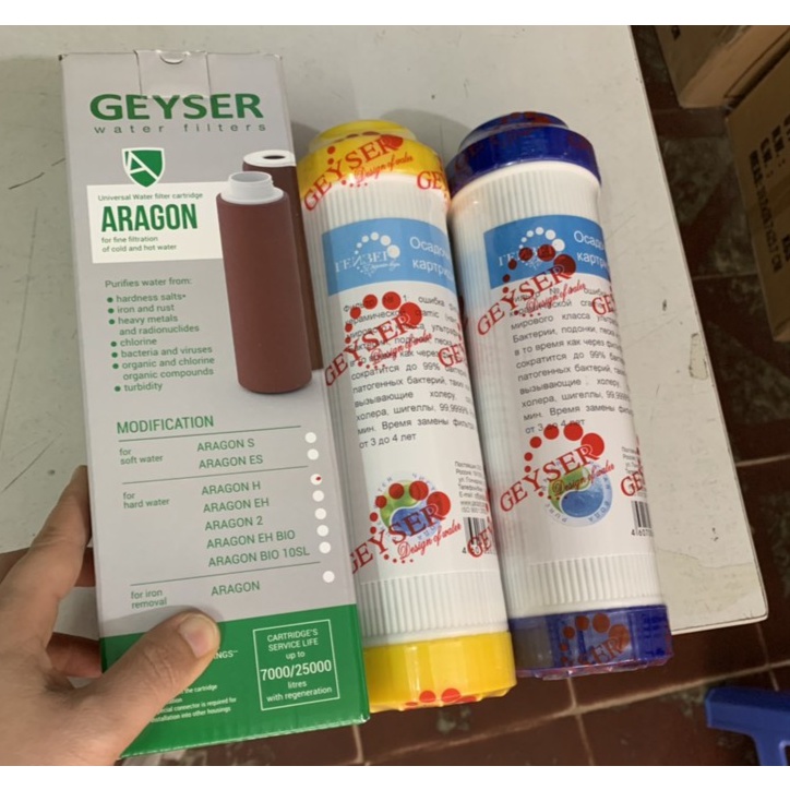 Lõi Lọc Nước 1,2,3 Nano Máy Lọc Nước Nano Geyser Nga