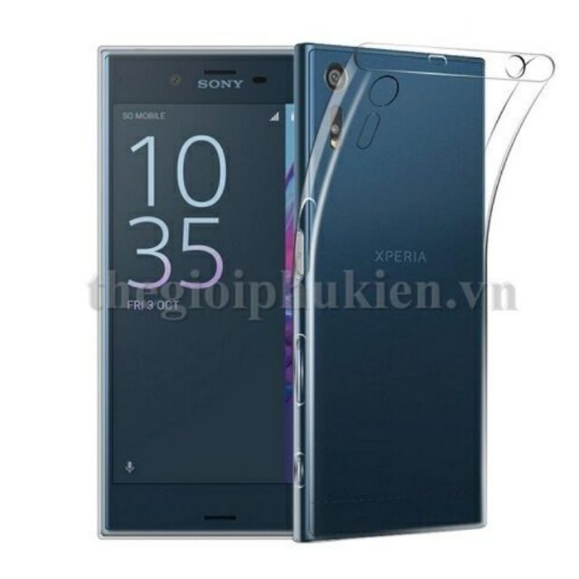 Ốp lưng dẻo cho Xperia XZ - Trong suốt