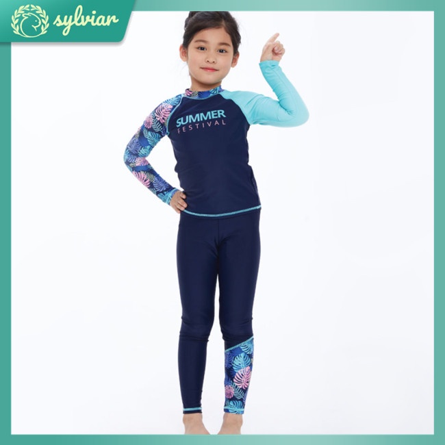 Bộ Đồ Bơi Dài Tay Chống Nắng Nhanh Khô Cho Bé