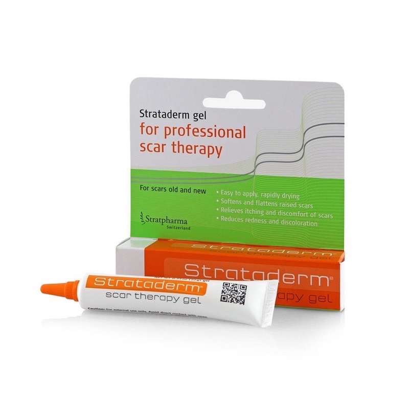 Gel xóa sẹo lồi, sẹo thâm, sẹo rỗ - kem giảm sẹo, nám Strataderm