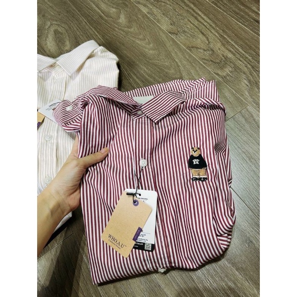 ÁO SƠ MI SỌC WHO VNXK