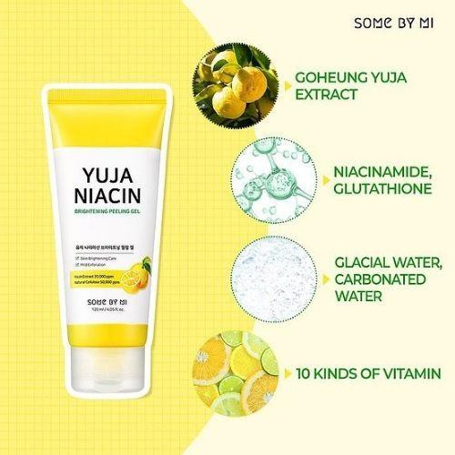 Gel Tẩy Da Chết Sáng Da Some By Mi Yuja Niacin Brightening Peeling Gel 120ML - 1989Store Phân Phối Chính Hãng