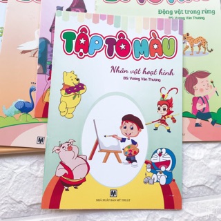 Combo 6 Quyển Tô Màu Hoạt Hình