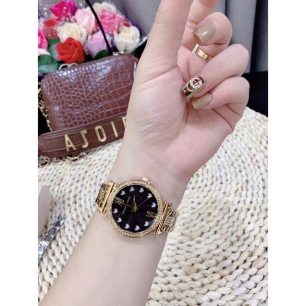 Đồng hồ nữ Michael kors dây thép không gỉ mặt đính đá cực xinh -Jun31watch