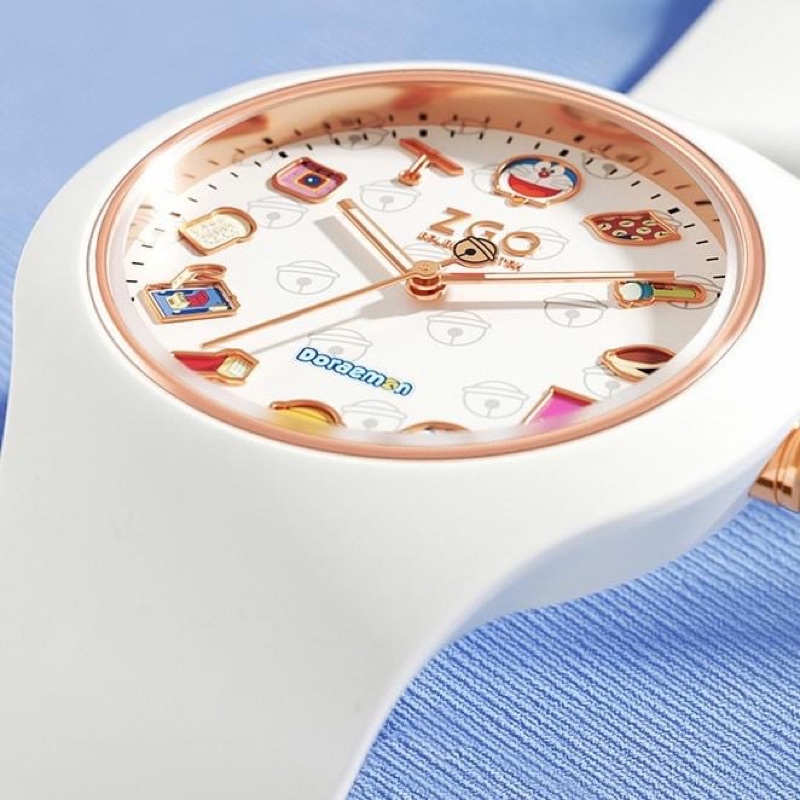 Đồng hồ Doraemon dây Silicon chống thấm nước cho Nam - Nữ