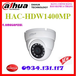 Camera Dome 4 in 1 hồng ngoại 4.0 Megapixel DAHUA DH-HAC-HDW1400MP-S2 (THAY THẾ HAC-HDW1400MP)