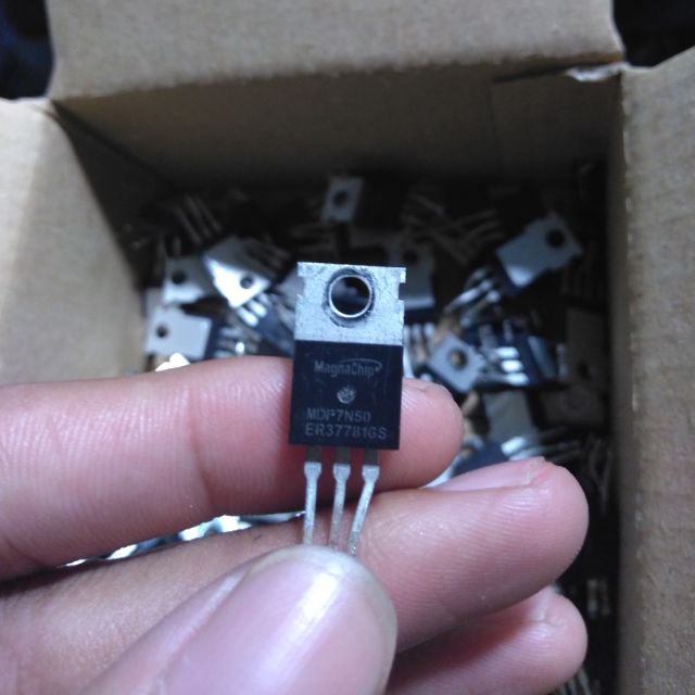 Bộ 5 mosfet MDP7N50 500V/7A cũ tháo máy - để sửa chữa lưu điện UPS & INVERTER