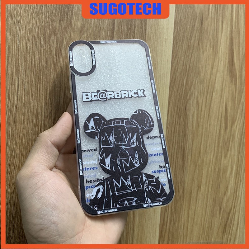 Ốp Iphone trong BeaR.B.rick cạnh vuông cho Iphone 7Plus/8plus/X/Xs/Xsm/11/11pro/11prm/12/12pro/12prm/13/13pro/13prm