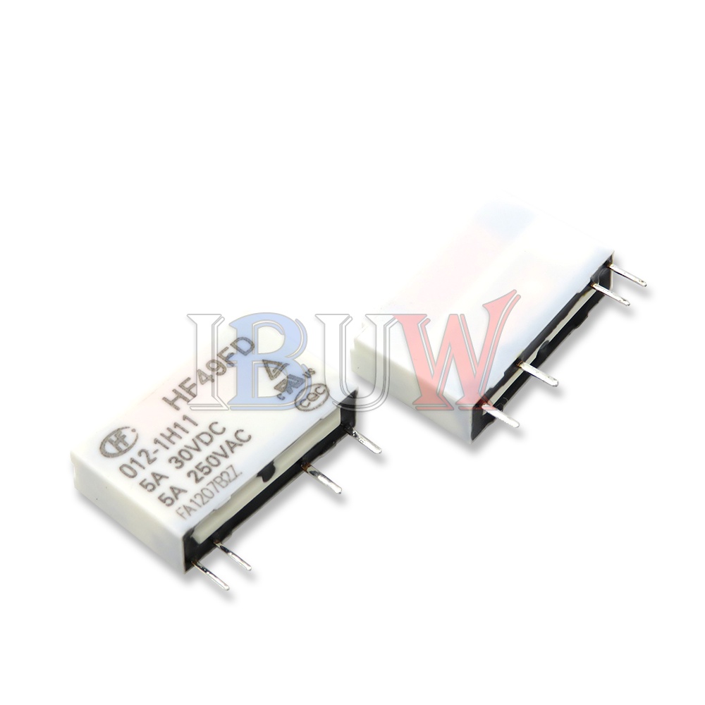 Bộ 2 Rơ Le HF49FD HF49FD-005-1H11 HF49FD-012-1H11 HF49FD-024-1H11 Hf2 024 1H11 4Pin 5A DC 5V 12V 24V 24V