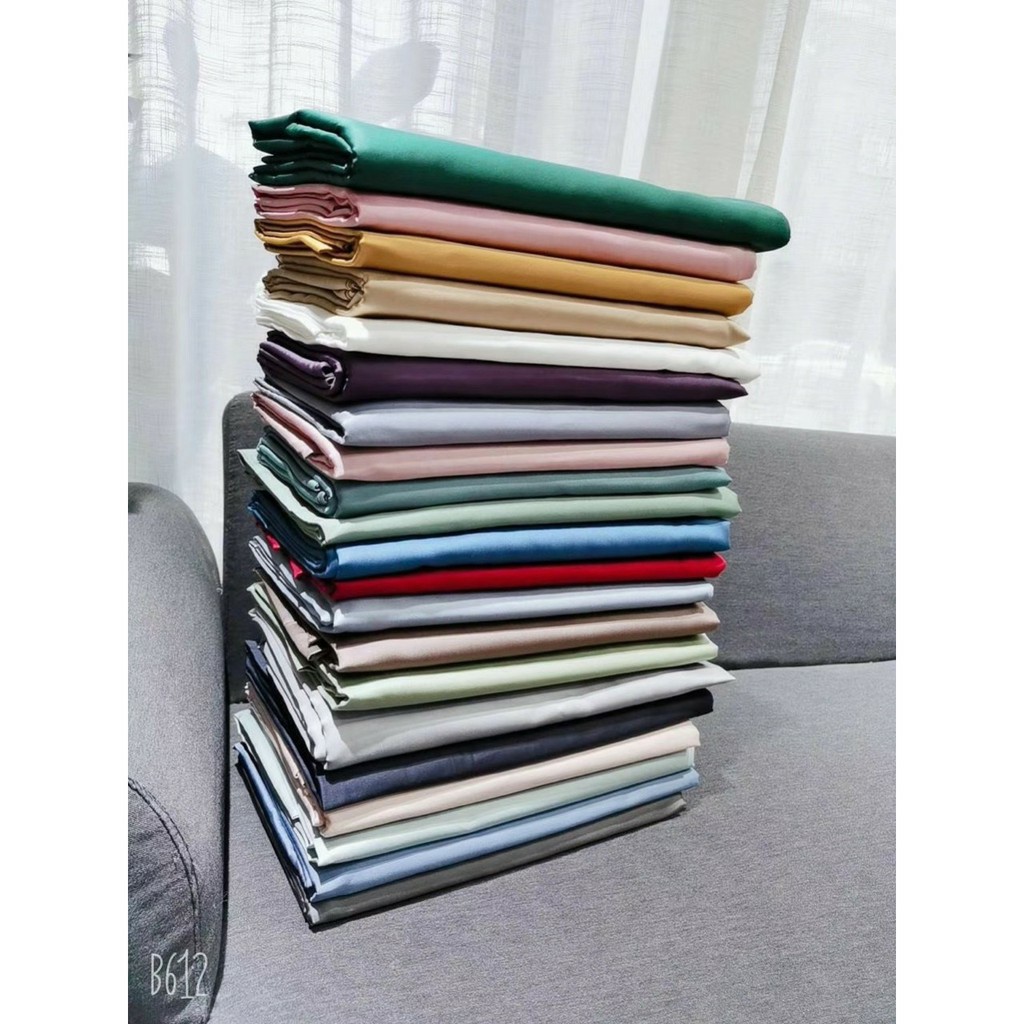 Set Ga Gối Lụa cotton 60s Hàng Nhập Khẩu Cao Cấp 3_với 17 màu sắc thời thượng hot trend 2021_đủ size