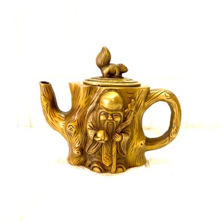 ẤM ĐỰNG NƯỚC BẰNG ĐỒNG HOA VĂN MỚI  NẶNG 500gr.