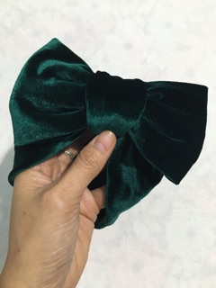 Mũ turban nhung cho bé