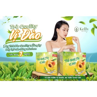 Kelly detox trà quality vị đào- 15 gói/hộp