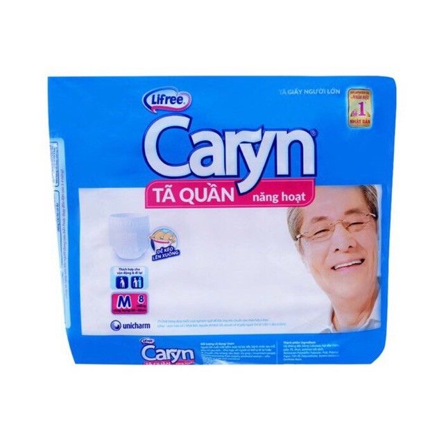 Tã Quần Người Lớn Caryn M8 Size M (8 Miếng)