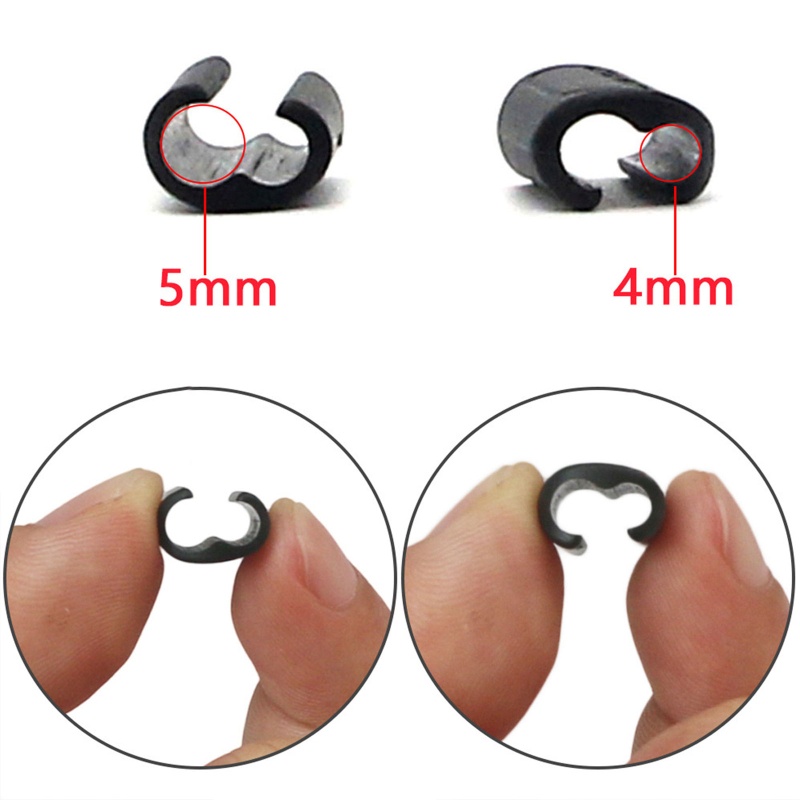 QQ Set 10 Ống Dẫn Phanh Chữ C Cho Xe Đạp Leo Núi MTB