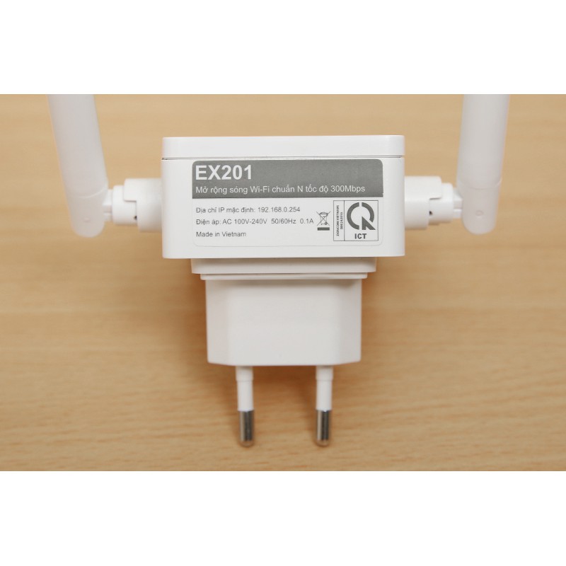 Repeater Wifi 300Mbps Totolink EX201 Trắng