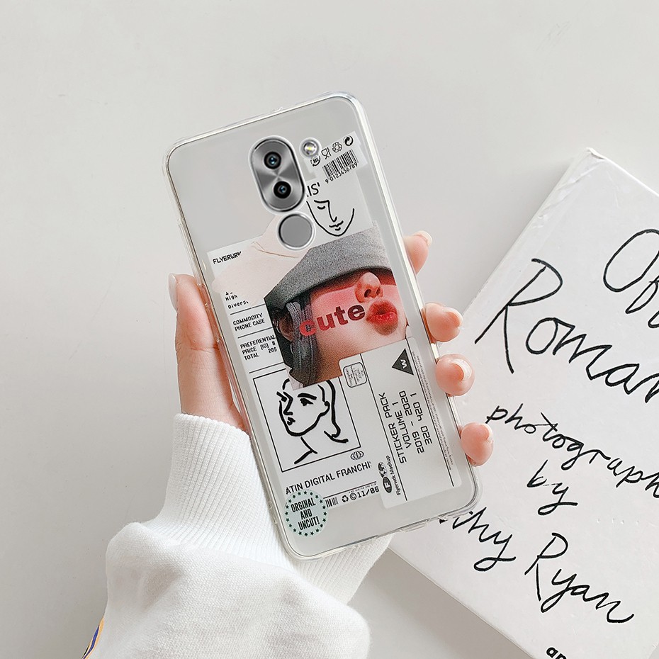 Ốp điện thoại TPU silicone dẻo in họa tiết đáng yêu dành cho HUAWEI HONOR 6X/ GR5 201