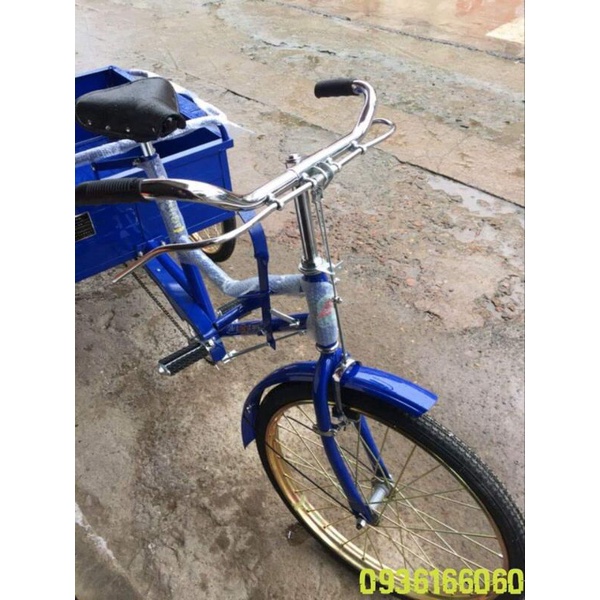 XE ĐẠP 3 BÁNH CHỞ HÀNG BẢN PHANH ĐŨA