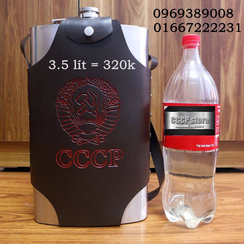 Bình tông inox nga CCCP 3.5 lít cao cấp giá rẻ hà nội