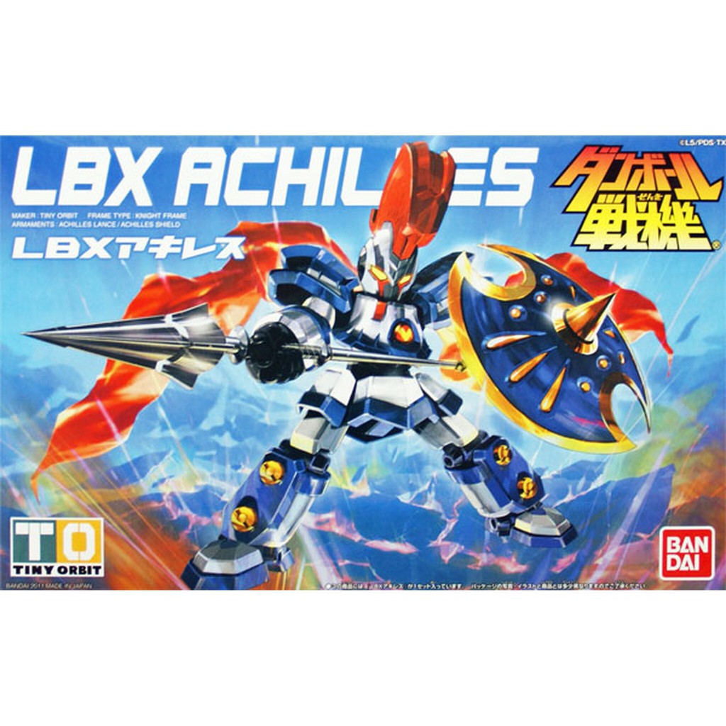 Đồ chơi lắp ráp Anime Nhật Bandai Gundam LBX 001 LBX Achilles Serie Danball Senki