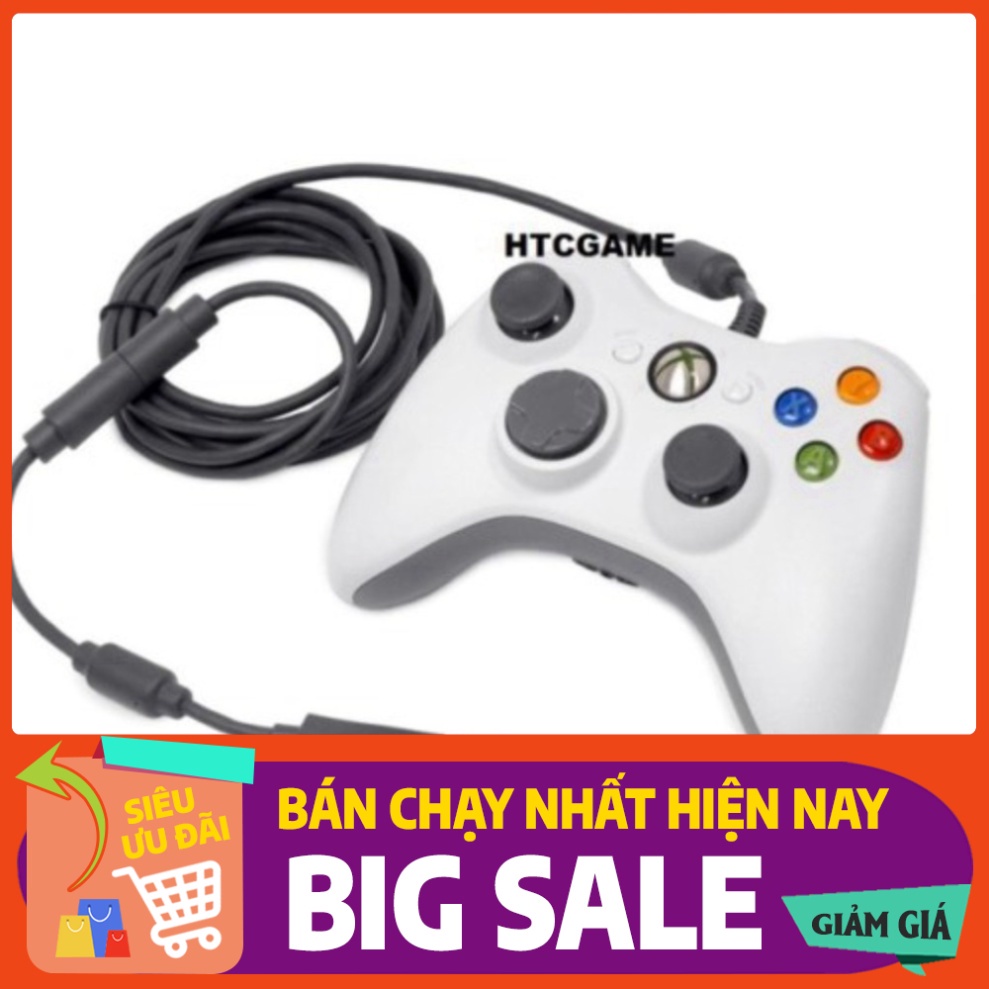 [FREE SHIP] 💥[CHÍNH HÃNG - BẢO HÀNH 1 NĂM  ]💥Tay Cầm Chơi Game Xbox 360 Hỗ trợ tất cả các thiệt bị Android , PC , PS3,