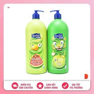 Sữa tắm gội trẻ em suave kid hương táo|sua tam suave kid xuất xứ Mỹ 1,18l mẫu mới