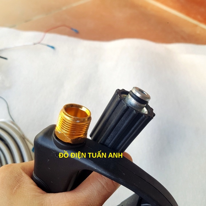 Dây xịt rửa xe áp lực cao dùng cho máy xịt rửa xe gia đình dây rửa xe cao áp 3 lớp loại 1