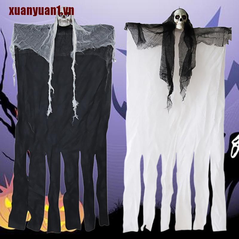 Bộ Xương Trắng Đen 100cm Trang Trí Halloween 2020