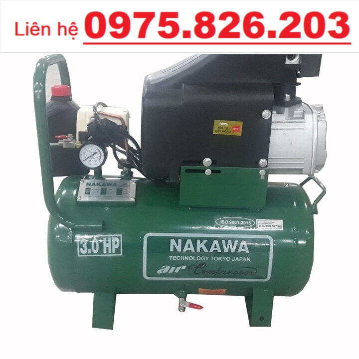 [FREESHIP] - Máy Nén Khí Có Dầu Liền Trục Nakawa NK-4230 30L , Lên Hơi Siêu  Nhanh , Hàng Sẵn