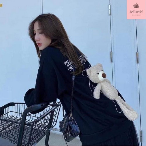 Áo Gấu To Sau Lưng Nhiều Màu Edel Có Ảnh Cận Chất E634