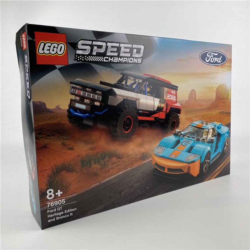 Lego 76905 Speed Champions Ford GT Heritage Edition and Bronco R
