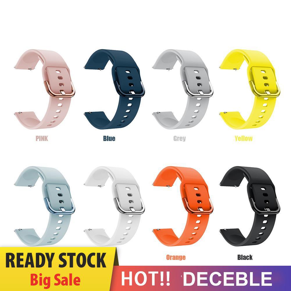 Deceble Silicone 20mm Watch Strap Wristband for Amazfit GTS Garmin Move Vivomove HR