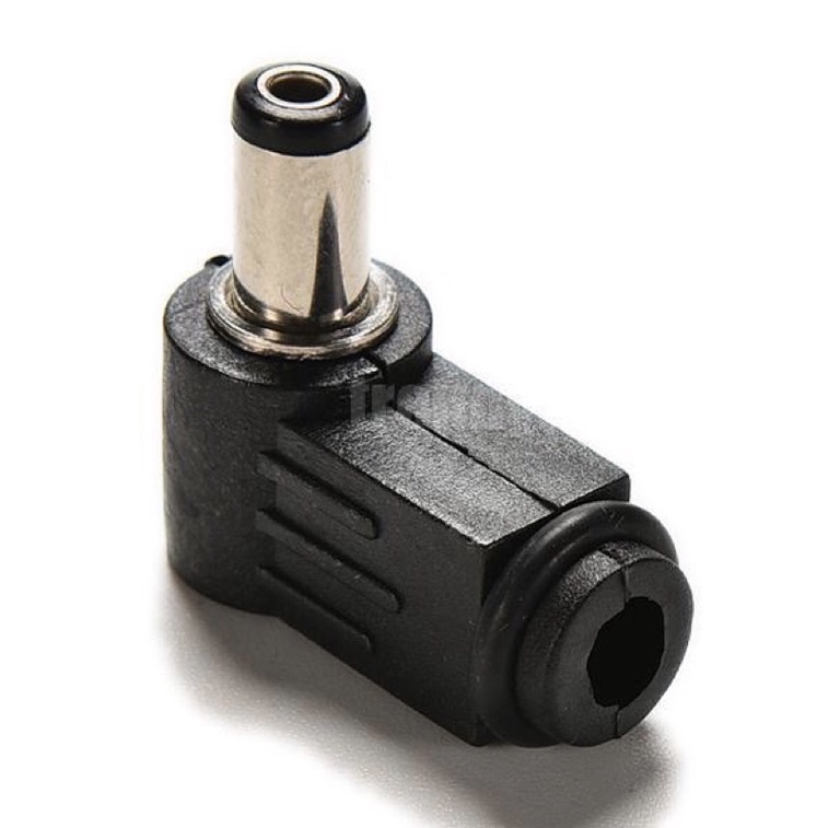 Chân jack góc vuông DC 2.1x5.5mm 2.1mm