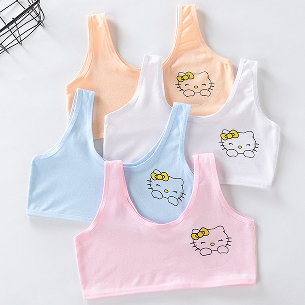 Áo ngực in hình Hello Kitty đáng yêu cho bé gái