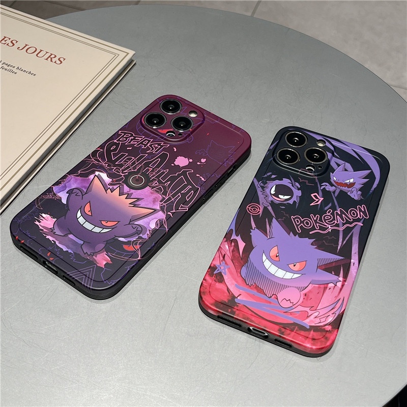 Ốp Điện Thoại Nhám Chống Sốc In Hình pokemon Cho iphone 14 13 12 11 pro max iphone11