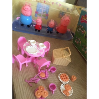 Hộp đồ chơi gia đình heo peppa picnic