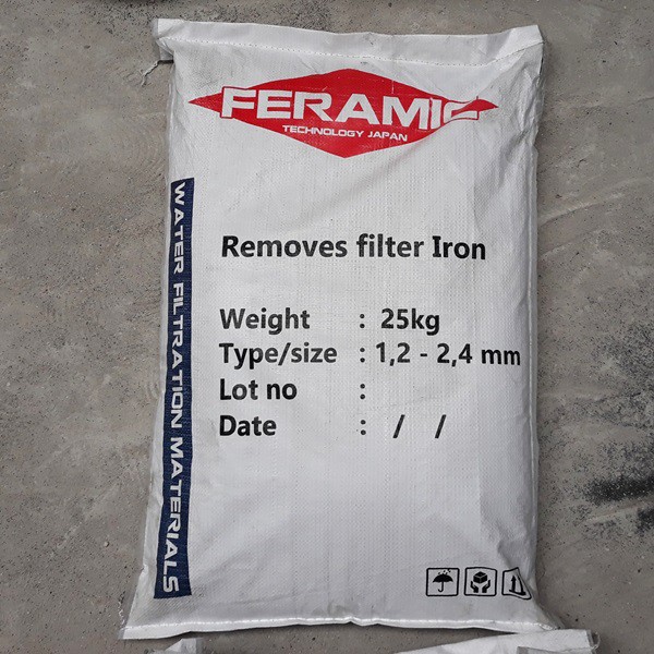 10kg - Hạt Gôm Feramic Cao Cấp Chuyên Xử Lý Nước Nhiễm Sắt - SLANPER