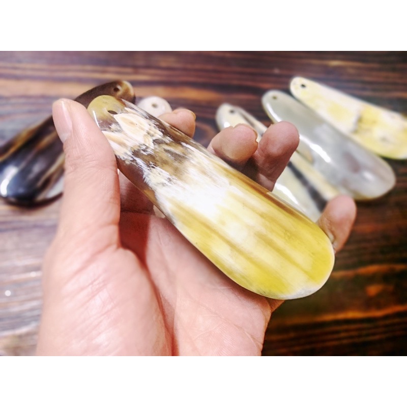 Shoe Horn Shoes Up - Đón gót, cây xỏ giày Sừng tự nhiên chế tác thủ công