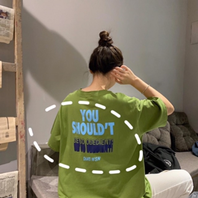 [Mã WA1606 giảm 15% đơn 99k] Áo Thun YOU SHOULD’L Unisex A027 | BigBuy360 - bigbuy360.vn
