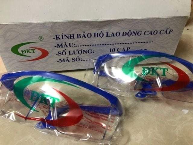 Kính bảo hộ chính hãng ĐKT chống khuẩn chống bụi chống tia UV