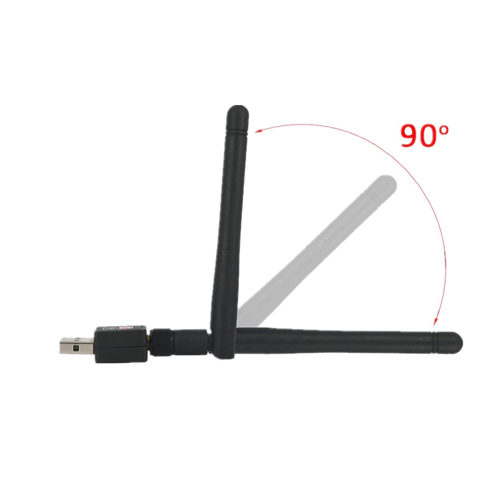 Bộ thu mạng không dây Mini Ethernet kết nối USB Wifi 150Mbps MT7601 với ăng ten | BigBuy360 - bigbuy360.vn