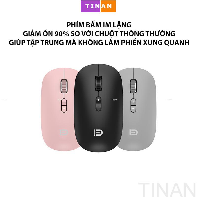 [Bluetooth+USB2.4G] Chuột Không Dây Kết Nối Đa Thiết Bị FD E320T, Thiết Kế Siêu Mỏng, Dùng Cho Văn Phòng, Học Tập