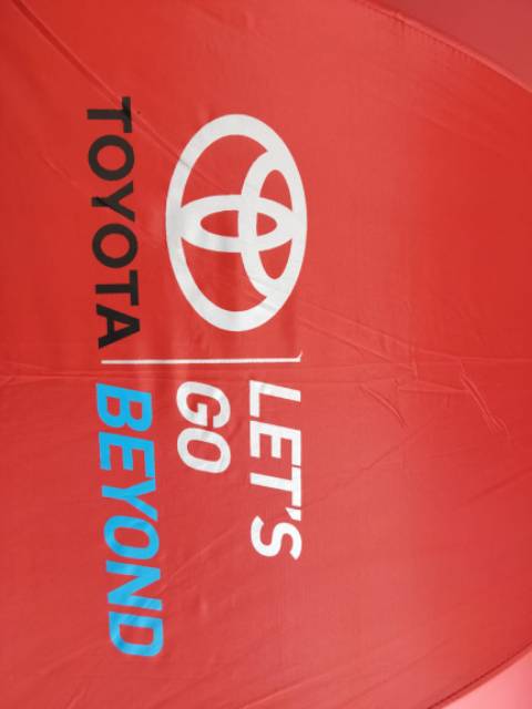 Dù Che Nắng Mưa In Hình Logo Toyota Let 's Go Beyond
